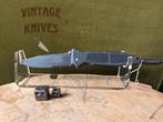 Vintage microtech socom partially serrated folding knife, Verzamelen, Ophalen of Verzenden, Mes of Dolk