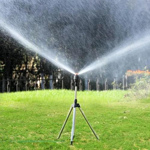 Tuinsprinkler 360-Graden Roterend + Statief & Verstelbaar, Tuin en Terras, Tuinsproeiers, Nieuw, Overige typen, Verzenden