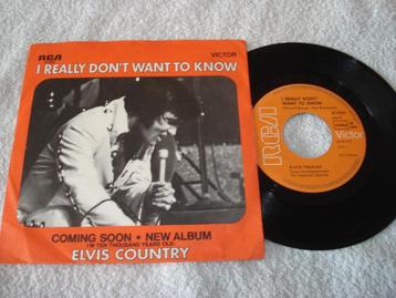 Elvis Presley    i really Dont Want To Know  Dtslnd   Orgin beschikbaar voor biedingen