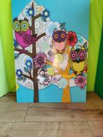 Kinder schilderij uiltjes - Ikea, Kinderen en Baby's, Kinderkamer | Inrichting en Decoratie, Ophalen, Gebruikt, Wanddecoratie