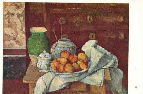 4 Kunstkaartenvan Paul Cézanne met huis van vader 1873, Verzamelen, Ansichtkaarten | Themakaarten, Ongelopen, 1940 tot 1960, Cultuur en Media
