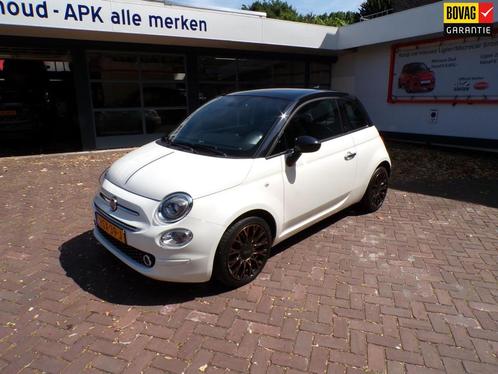 Fiat 500 1.2 120TH Anniversary Pearl White Metallic Navi/App, Auto's, Fiat, Te koop, ABS, Airbags, Airconditioning, Centrale vergrendeling
