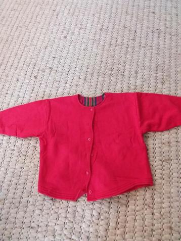 Sweater rood Deens kinderkledingmerk Animalfarm  maat 140