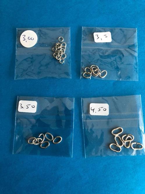 zilveren oogjes, Hobby en Vrije tijd, Kralen en Sieraden maken, Nieuw, Tussenstuk of Tussenkraal, Ophalen