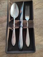Dinner Couvert Keltum puntfilet verzilverd, Antiek en Kunst, Antiek | Bestek, Ophalen of Verzenden