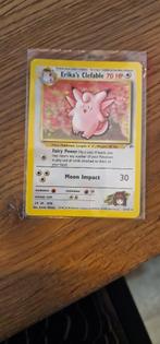 Pokemon Erika's Clefable, Ophalen of Verzenden, Zo goed als nieuw, Losse kaart, Foil