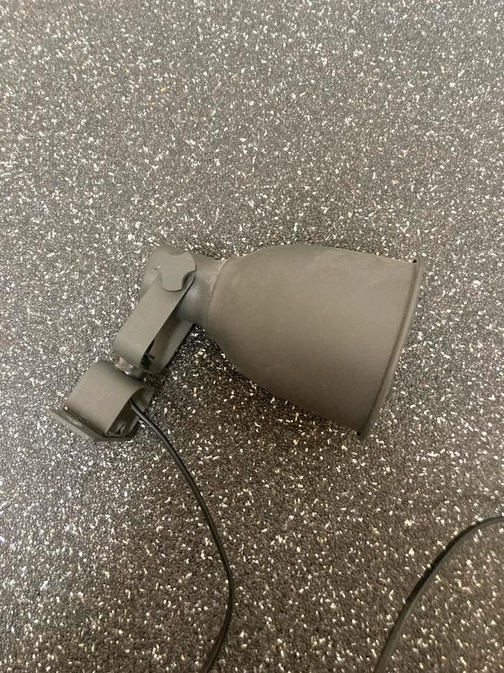 Zwarte lamp - hektar, Huis en Inrichting, Lampen | Hanglampen, Zo goed als nieuw, Minder dan 50 cm, Metaal, Ophalen