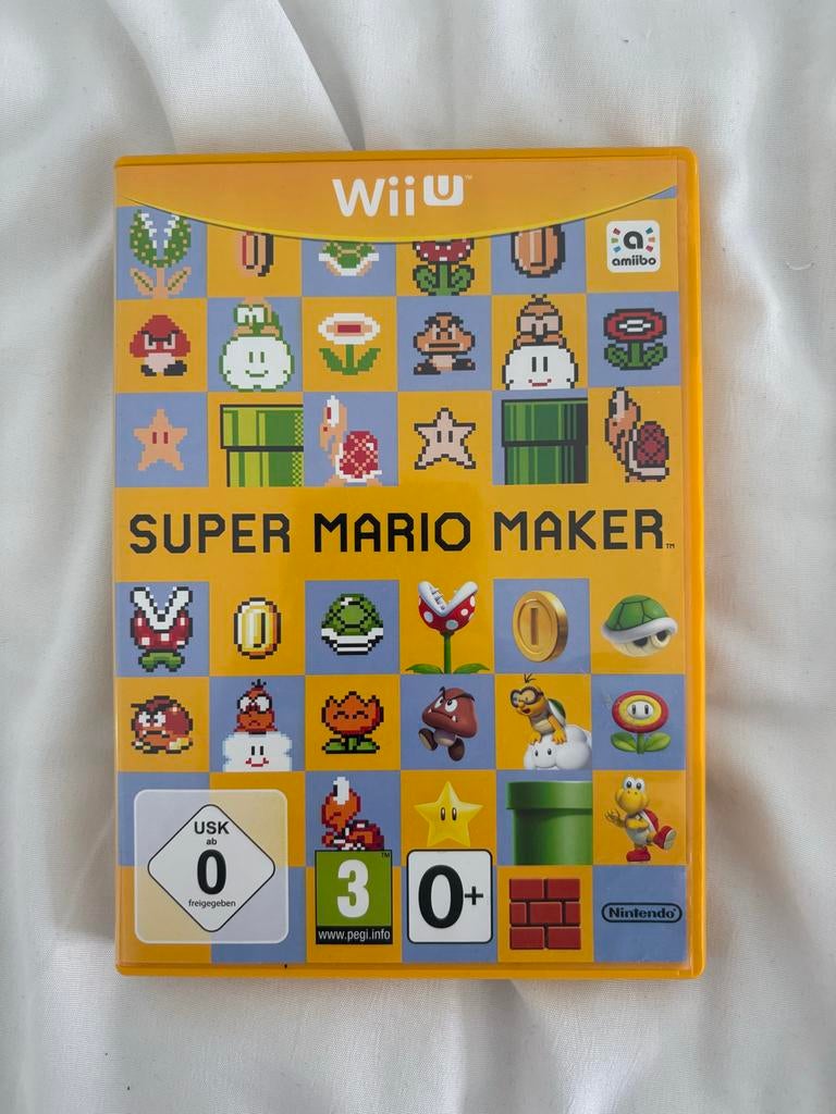 Super Mario Maker - Wii U - Krasvrij!, Online, 1 speler, Ophalen of Verzenden, Zo goed als nieuw