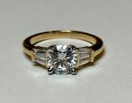 Gouden (trouw) ring met diamant 2.92ct! nieuw & certificaat!, Sieraden, Tassen en Uiterlijk, Ringen, Nieuw, Ophalen of Verzenden