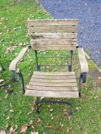 Bistro brocante tuinstoelen 6 stuks, Ophalen, Gebruikt, Metaal