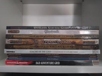 Verzameling Dungeons & Dragons 3.5 boeken beschikbaar voor biedingen