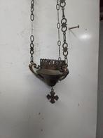 14489) mooie kleine  Godslamp  met binnen pot, Antiek en Kunst, Ophalen of Verzenden
