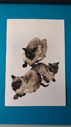 Poesen illustrator Sonja Dwinger 1982, Verzamelen, Ansichtkaarten | Dieren, Ophalen of Verzenden, 1980 tot heden, Ongelopen, Hond of Kat