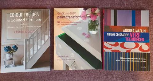 3 boeken Verftechnieken en decoratie Annie Sloan, Boeken, Hobby en Vrije tijd, Zo goed als nieuw, Ophalen of Verzenden