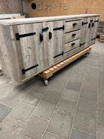 dressior van gebr steigerhout, Ophalen, Met deur(en), Nieuw, 200 cm of meer