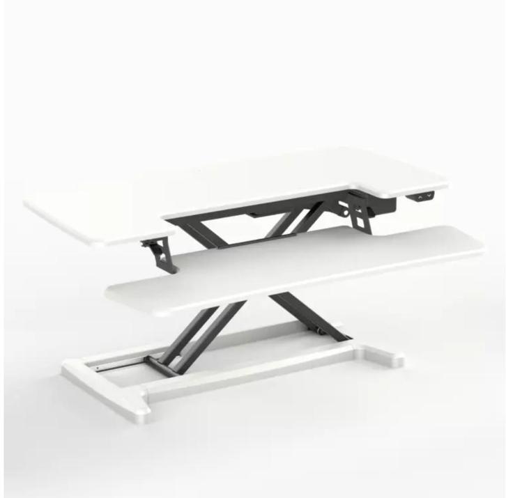 Zit-sta bureau verhoger - elektrisch - wit, Computers en Software, Overige Computers en Software, Zo goed als nieuw, Ophalen