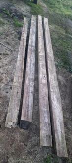 Houten balken 7x17 - Gebruikt, Ophalen, Gebruikt, 250 cm of meer, Balken