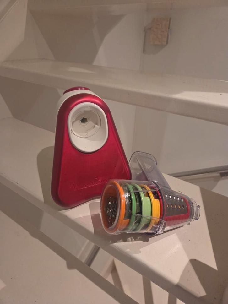 Moulinex Keukensnijder - Weinig gebruikt, Witgoed en Apparatuur, Keukenmixers, Zo goed als nieuw, Minder dan 1 liter, 1 snelheid