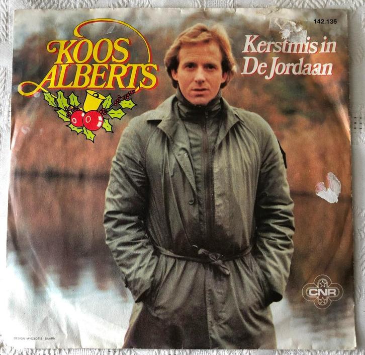 Vinyl Singeltje Koos Alberts Kerstmis in de Jordaan, Cd's en Dvd's, Vinyl Singles, Zo goed als nieuw, Single, Nederlandstalig