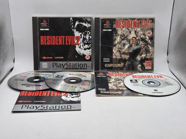 Resident Evil 1 & 2 PS1, Spelcomputers en Games, Games | Sony PlayStation 1, Nieuw, Avontuur en Actie, 1 speler, Vanaf 16 jaar