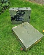 Legerkist munitiekist 2 stuks per stuk te koop., Ophalen, Landmacht, Nederland