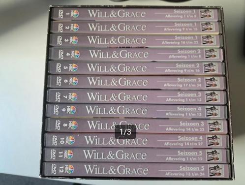 Will & Grace - Seizoen 1 t/m 5, Cd's en Dvd's, Dvd's | Tv en Series, Zo goed als nieuw, Komedie, Alle leeftijden, Ophalen of Verzenden