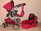 Poppenwagen met reiswieg en tas, Ophalen