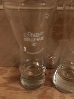 GUEUZE Belle Vue bierglazen, Verzenden, Gebruikt, Glas of Glazen, Overige merken