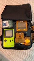 Game Boy Colour incl 6 games, reistas, oplader etc, Spelcomputers en Games, Ophalen of Verzenden, Gebruikt, Game Boy Color, Met games
