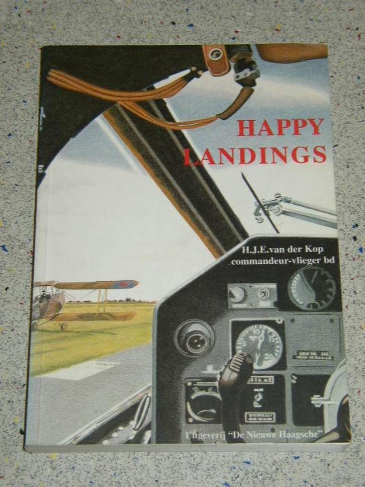Happy landings, Merkwaardige anekdotes in de luchvaart., Verzamelen, Luchtvaart en Vliegtuigspotten, Zo goed als nieuw, Boek of Tijdschrift