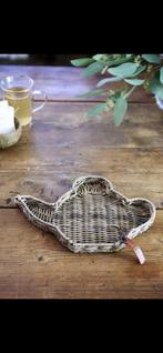 Riviera Maison rattan onderzetter ‘theepot’, Huis en Inrichting, Woonaccessoires | Overige, Ophalen of Verzenden
