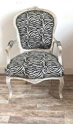 stoel zebra koninklijk lodewijk de 14e, Ophalen, Gebruikt, 75 tot 100 cm, 50 tot 75 cm