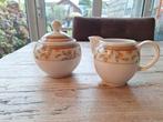 Koffietijd roomstel met fruitmotief Art Design, Keramiek, Overige typen, Ophalen of Verzenden, Zo goed als nieuw