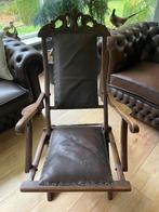Antieke klapstoel, Antiek en Kunst, Antiek | Meubels | Stoelen en Banken, Ophalen