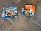LEGO Minecraft 21178 De Vossenburcht - Complete Set, Ophalen of Verzenden, Zo goed als nieuw, Complete set, Lego
