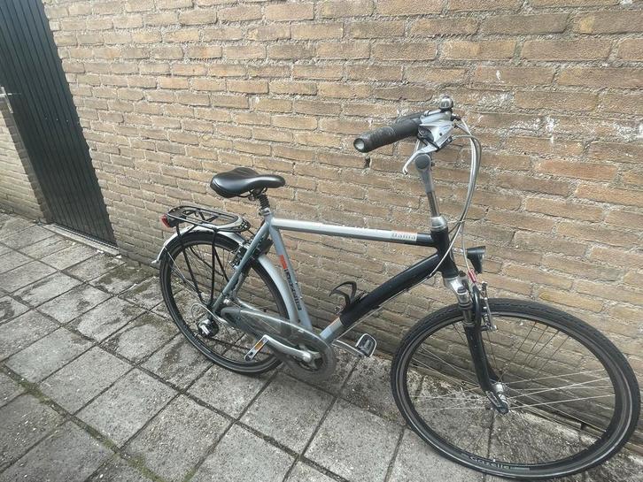 Gazelle Bahia herenfiets, Fietsen en Brommers, Fietsen | Heren | Herenfietsen, Gebruikt, Gazelle, 53 tot 57 cm, Versnellingen
