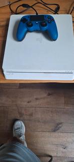 PS4 Slim 500GB Wit + Controller, Ophalen of Verzenden, Met 1 controller, Slim, 500 GB