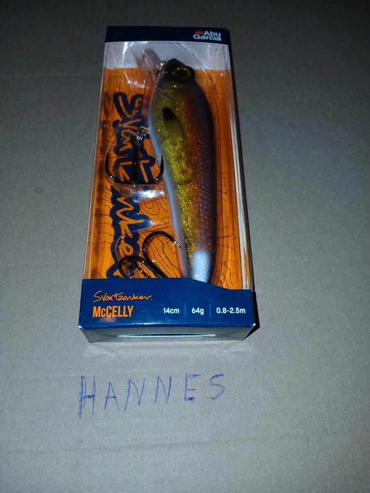 Abu gracia svartzonker McCelly 170 kleur Crucian Carp, Watersport en Boten, Hengelsport | Roofvissen, Nieuw, Overige typen, Ophalen