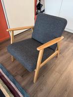 IKEA EKENÄSET Fauteuil, eiken/donkergrijs, Ophalen, Zo goed als nieuw, Stof, 50 tot 75 cm
