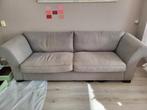Gratis af te halen 3-zits bank grijs en evt loveseat beige, Ophalen, Gebruikt, Stof, Romantisch