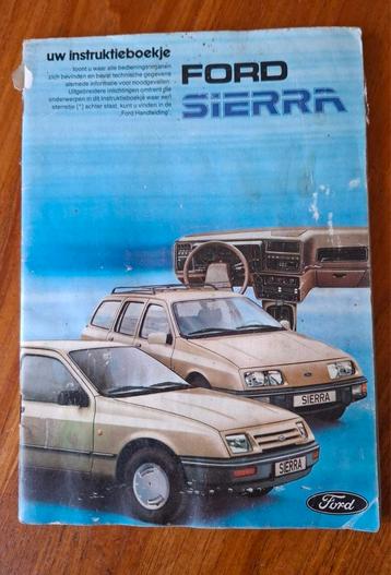 Oud instructieboekje Ford Sierra uit 1982 beschikbaar voor biedingen
