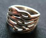 Aparte gegolfde stevige zilveren ring (6053-1173), Ophalen, Dame, Zilver, Zilver