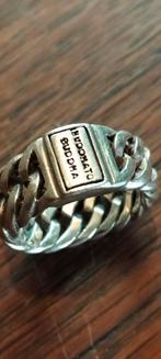 Zilveren Buddha to Buddha ring chain small, ., Ophalen of Verzenden, ., Dame