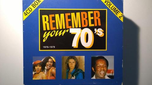 Remember Your 70's Volume 2 1976-1979 (4 CD Box), Cd's en Dvd's, Cd's | Verzamelalbums, Zo goed als nieuw, Pop, Ophalen of Verzenden