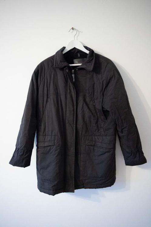 Antraciet / zwarte winterjas Reset maat 40, Kleding | Dames, Jassen | Winter, Gedragen, Maat 38/40 (M), Zwart, Verzenden