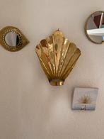 Messing Waxine Hanger - Schelp Design, Huis en Inrichting, Gebruikt, Overige kleuren, Ophalen of Verzenden, Metaal