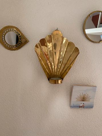 Messing Waxine Hanger - Schelp Design beschikbaar voor biedingen