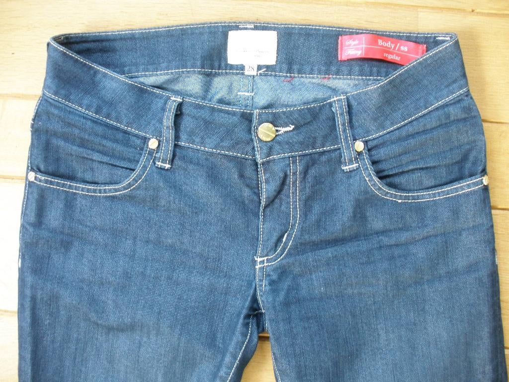 MET INJEANS spijkerbroek BODY SS Regular maat 28, MET Jeans, Blauw, Ophalen of Verzenden, Zo goed als nieuw