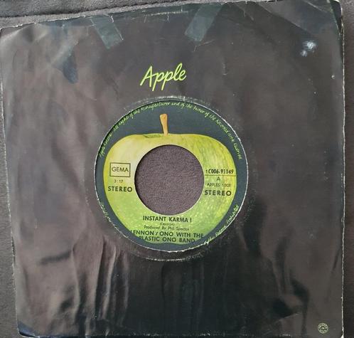 John Lennon - Instant Karma, Cd's en Dvd's, Vinyl Singles, Gebruikt, Single, Pop, 7 inch, Ophalen of Verzenden