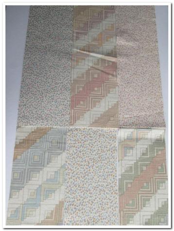 6 Quilt patchwork wenskaart knutsellapjes nr 2868 